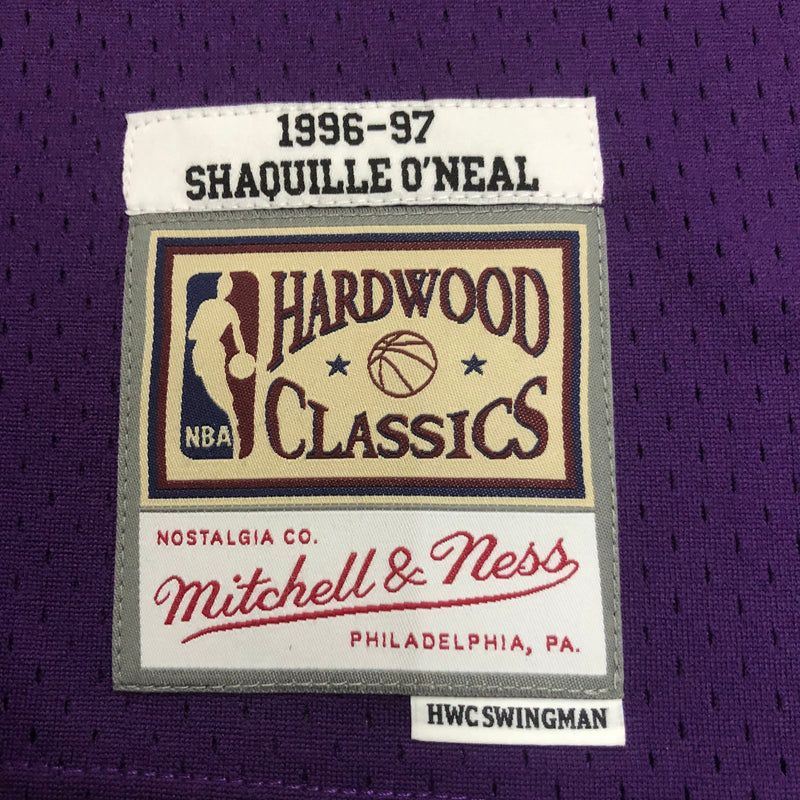 Los Angeles Lakers Retro Mitchell &amp; Ness 1996/1997 Shaquille O'Neal NBA Tank Top