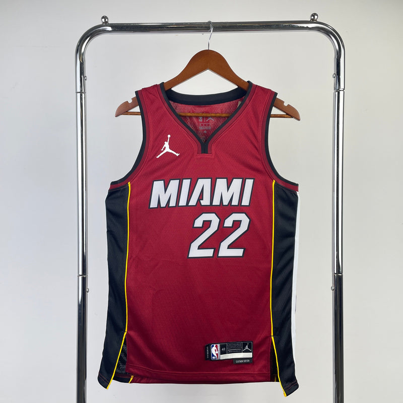 Miami Heat 23/24 Statement Edition Jimmy Butler Red Tank Top