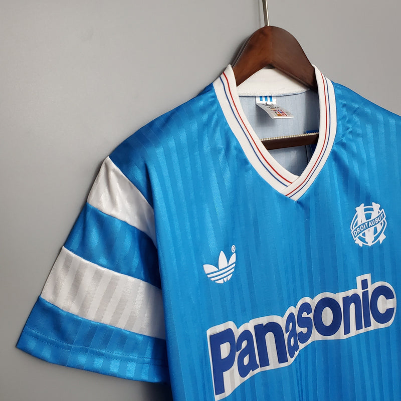 Camisola Olympique de Marseille Away 90/91 - Retrô