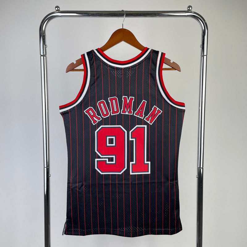 NBA Chicago Bulls Retro Mitchell &amp; Ness 1995/1996 Dennis Rodman Tank Top