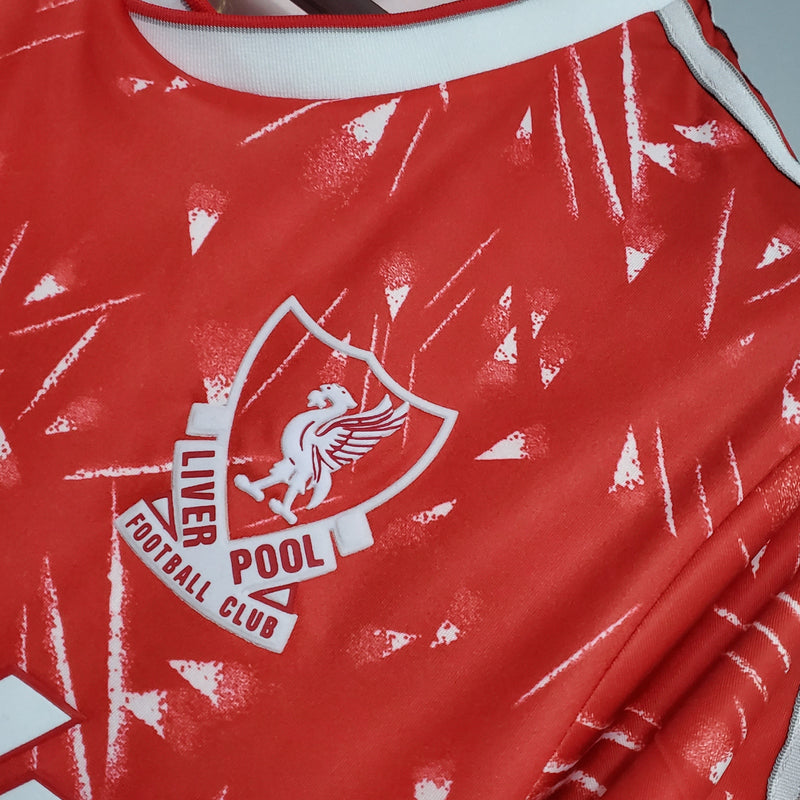 Camisola Liverpool Home 89/91 - Retrô