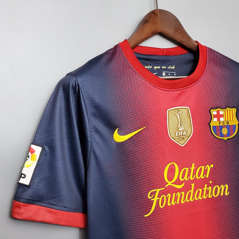 Camisola Barcelona Home 12/13 - Retrô