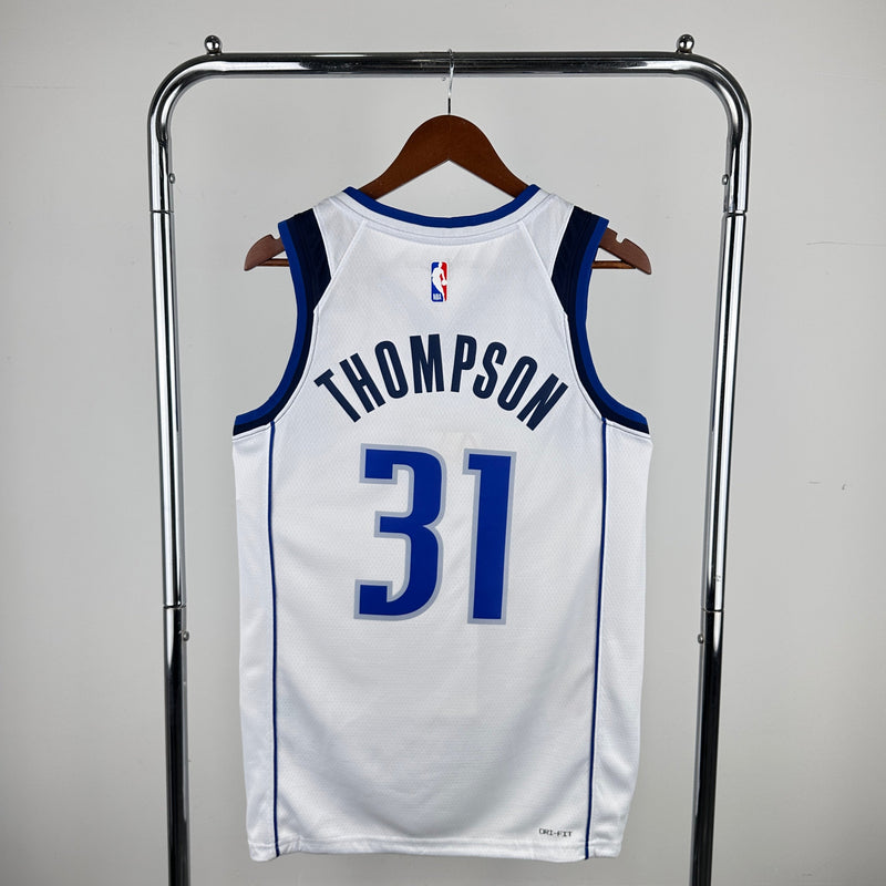 Dallas Mavericks 24/25 Association Edition Klay Thompson White Tank Top 