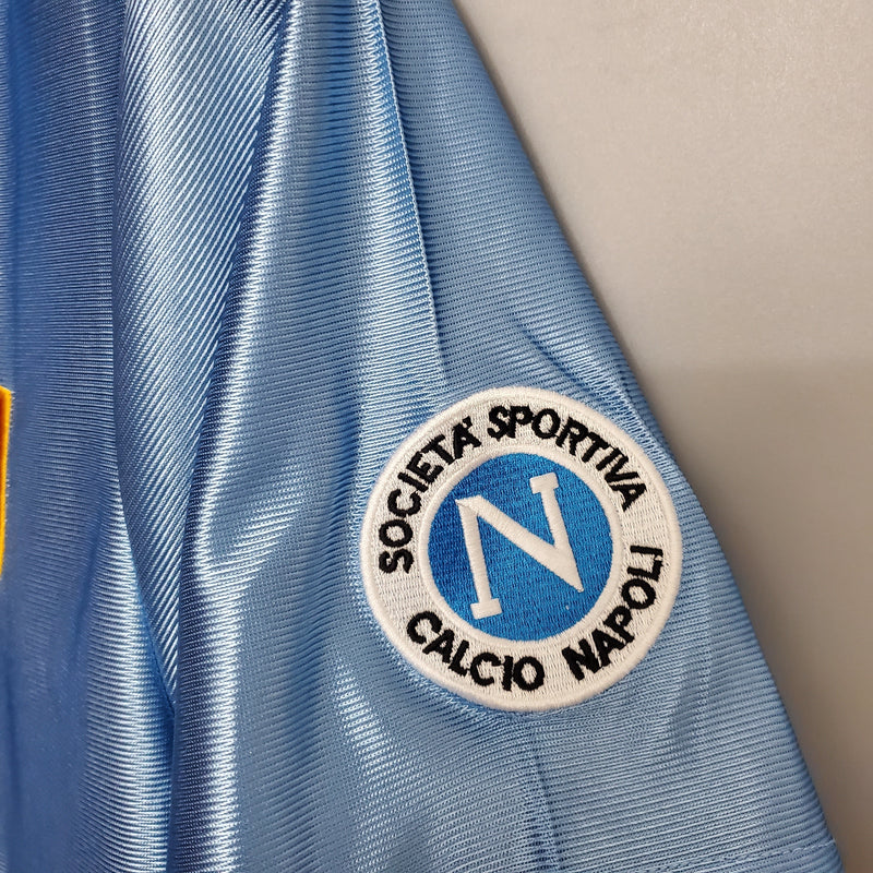 Camisola Napoli Home 90/91 - Retrô