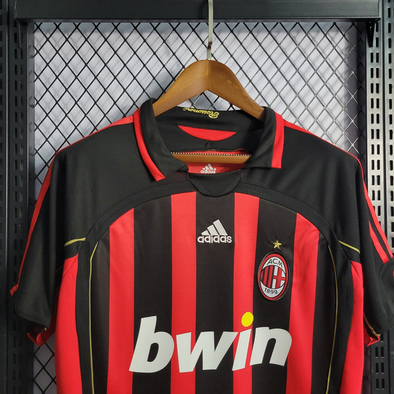 Camisola Milan Home 06/07 - Retrô