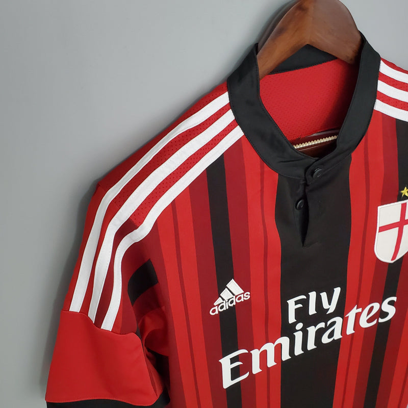 Camisola Milan Home 14/15 - Retrô