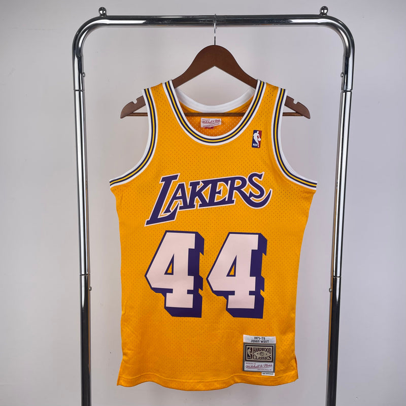 Los Angeles Lakers Retro Mitchell &amp; Ness 1971/1972 Jerry West NBA Tank Top