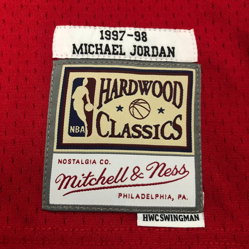 Chicago Bulls Retro Mitchell &amp; Ness 1997/1998 Michael Jordan NBA Tank Top