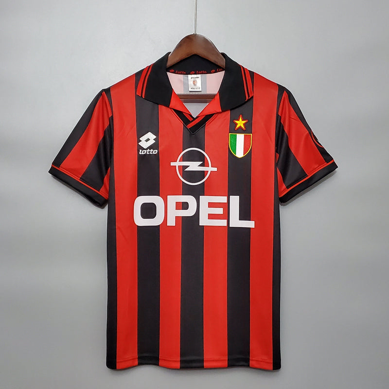 Camisola Milan Home 96/97 - Retrô