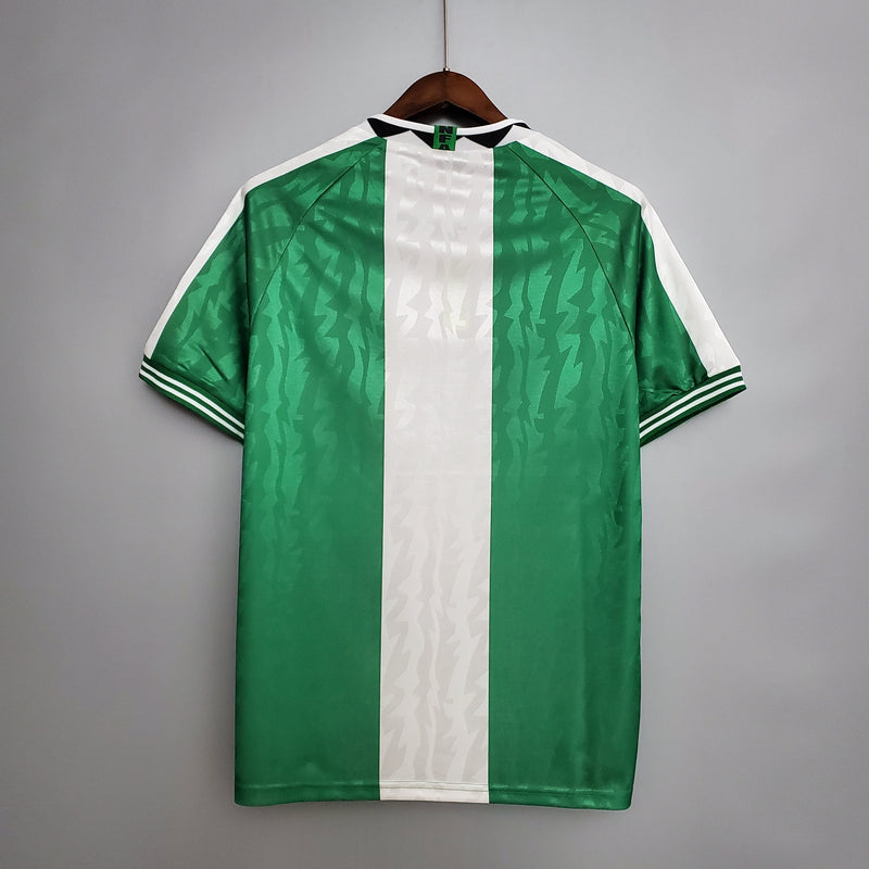 Camisola Nigéria Home 1996 - Retrô