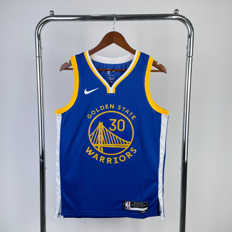 Golden State Warriors 23/24 Icon Edition Stephen Curry Tank Top Blue