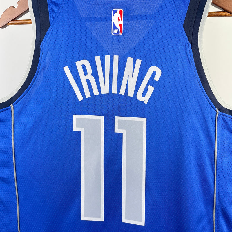 Dallas Mavericks 23/24 Icon Edition Kyrie Irving Blue Tank Top