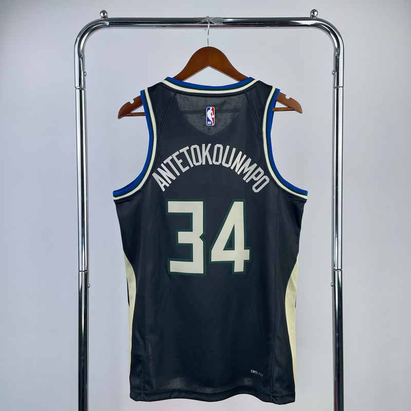 Débardeur Giannis Antetokounmpo Milwaukee Bucks Statement Edition 