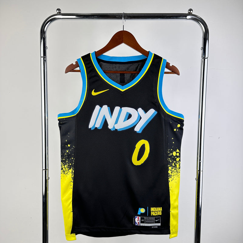 Indiana Pacers 23/24 City Edition Tyrese Haliburton Débardeur 