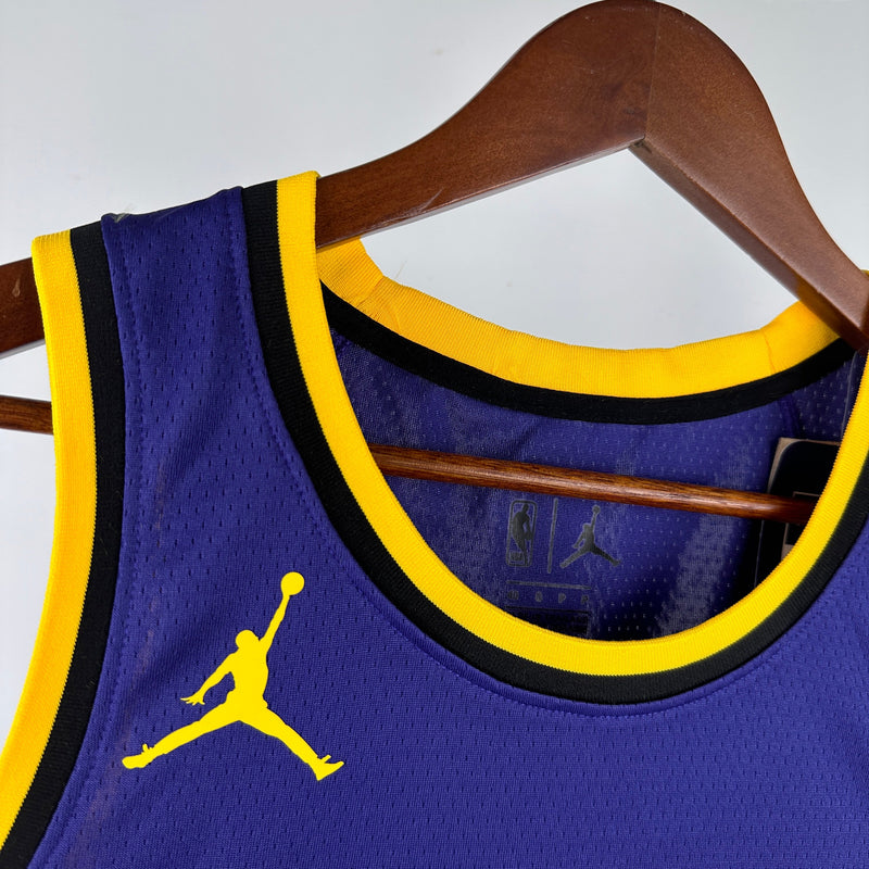 Los Angeles Lakers Statement Edition Bronny James Purple Tank Top 