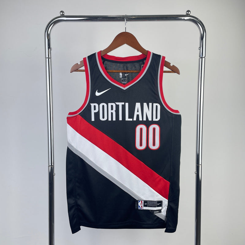 Débardeur noir Scoot Henderson des Portland Trail Blazers 23/24 Icon Edition 