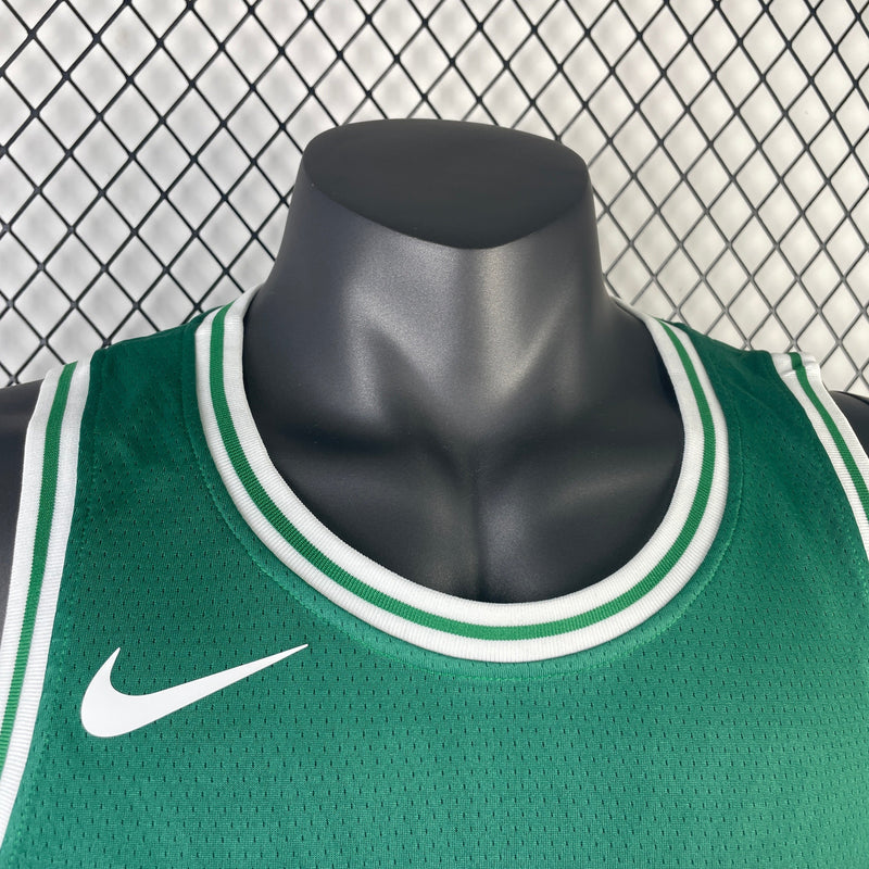 Débardeur vert Kristaps Porzingis Boston Celtics 23/24 Icon Edition