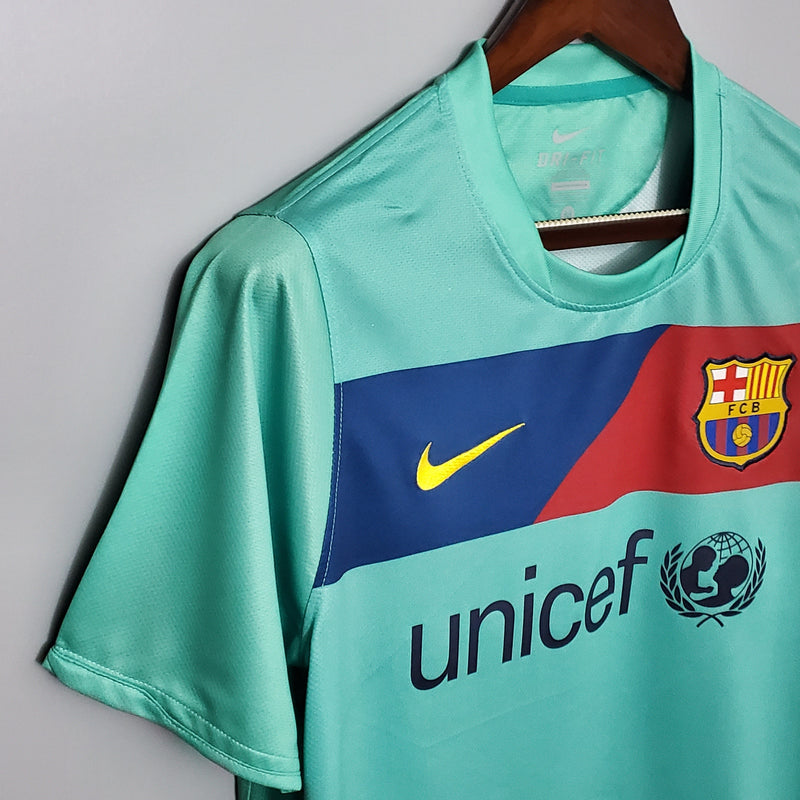 Camisola Barcelona Away 10/11 - Retrô