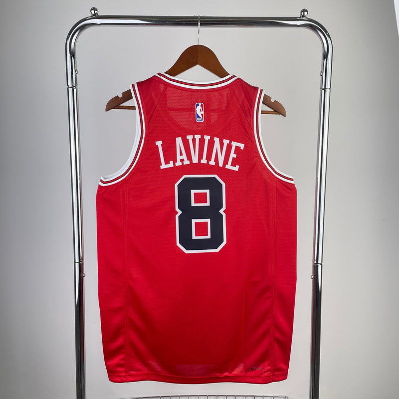 Débardeur rouge Zach LaVine des Chicago Bulls 23/24 Icon Edition