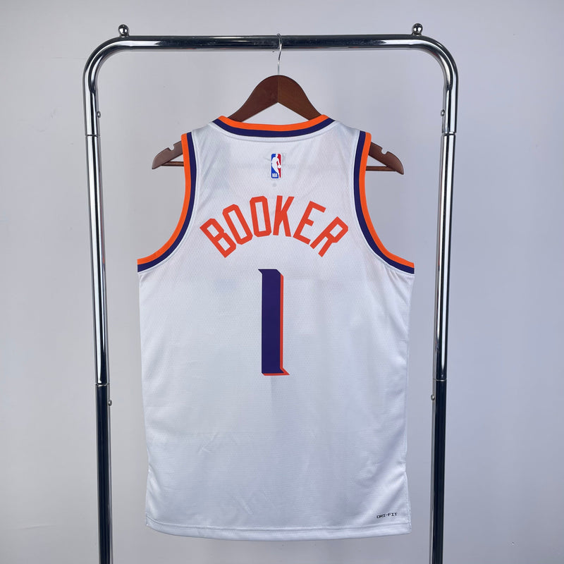 Phoenix Suns 23/24 Association Edition Devin Booker White Tank Top 