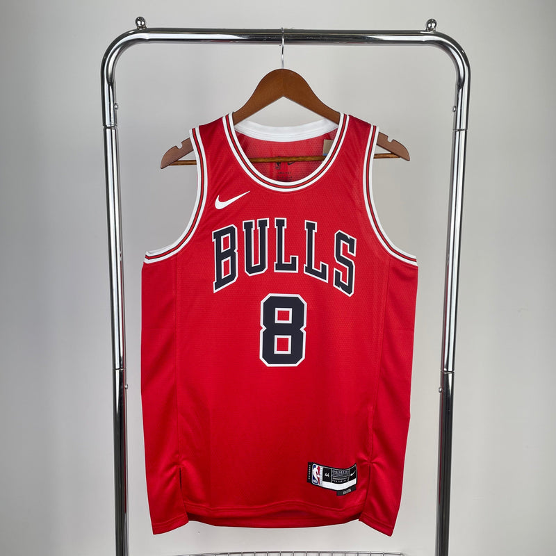 Débardeur rouge Zach LaVine des Chicago Bulls 23/24 Icon Edition