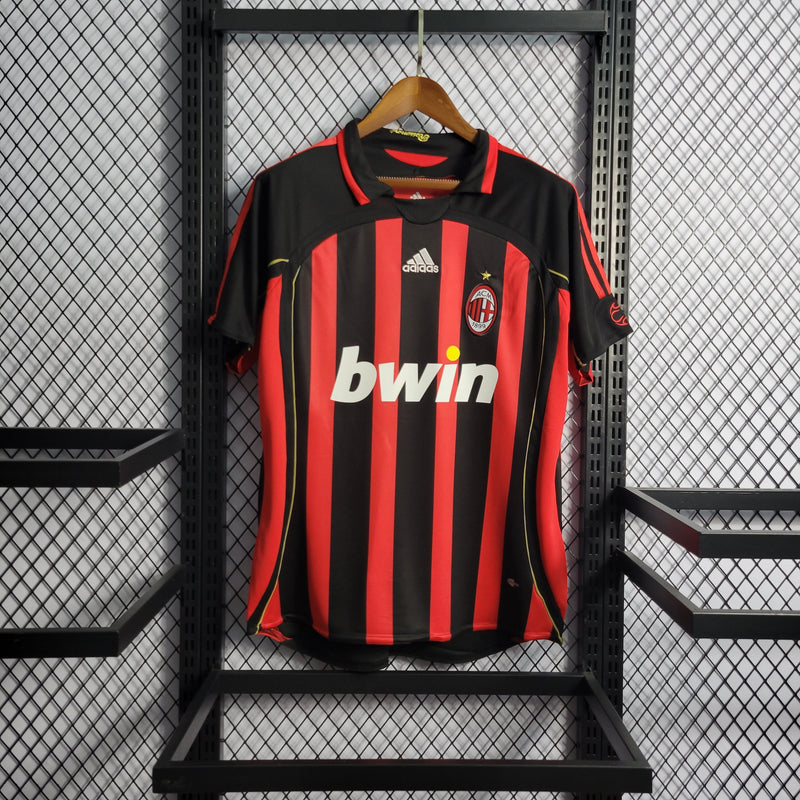 Camisola Milan Home 06/07 - Retrô