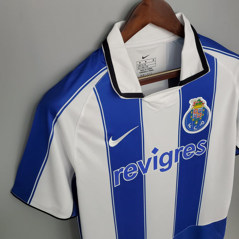 Camisola Porto Home 03/04 - Retrô