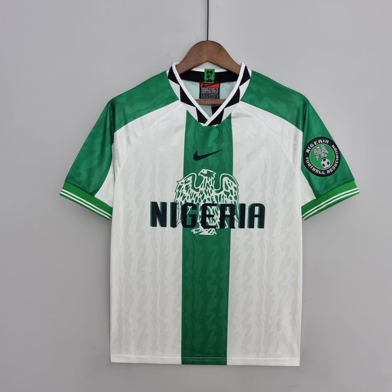 Camisola Nigéria Away 1996 - Retrô