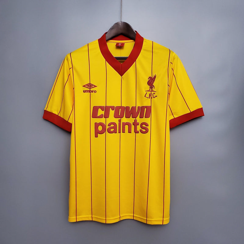 Camisola Liverpool Away 1984 - Retrô