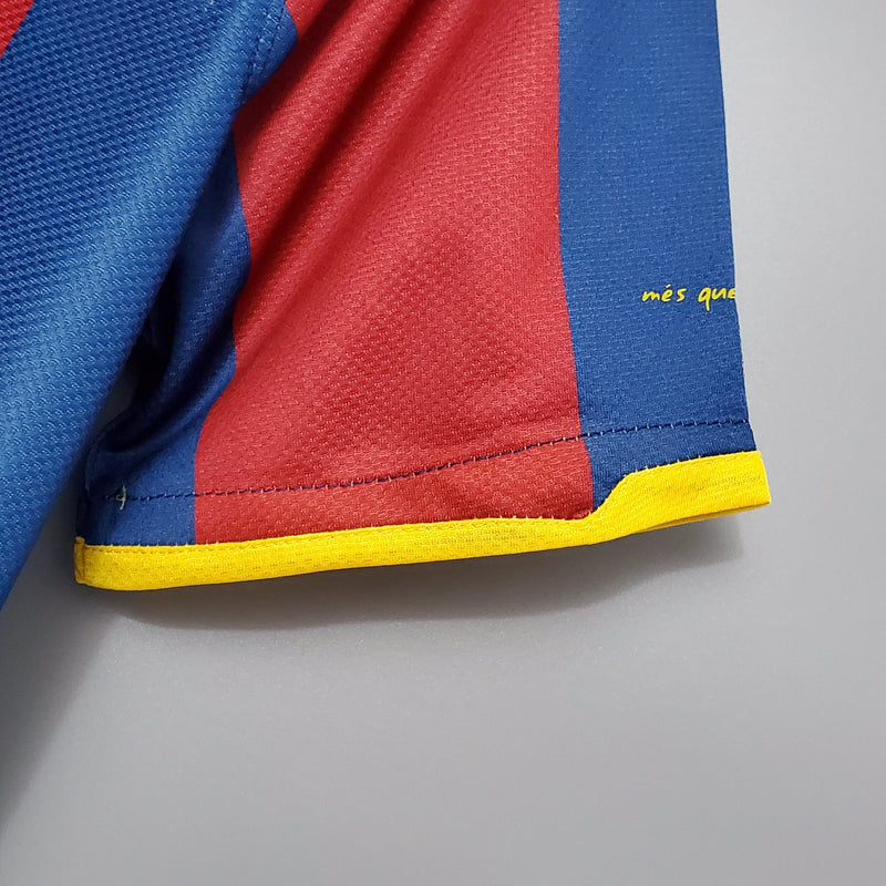 Camisola Barcelona Home 10/11 - Retrô