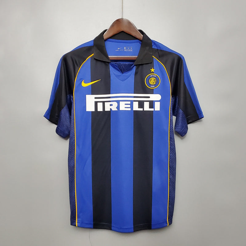 Camisola Inter de Milão Home 01/02 - Retrô