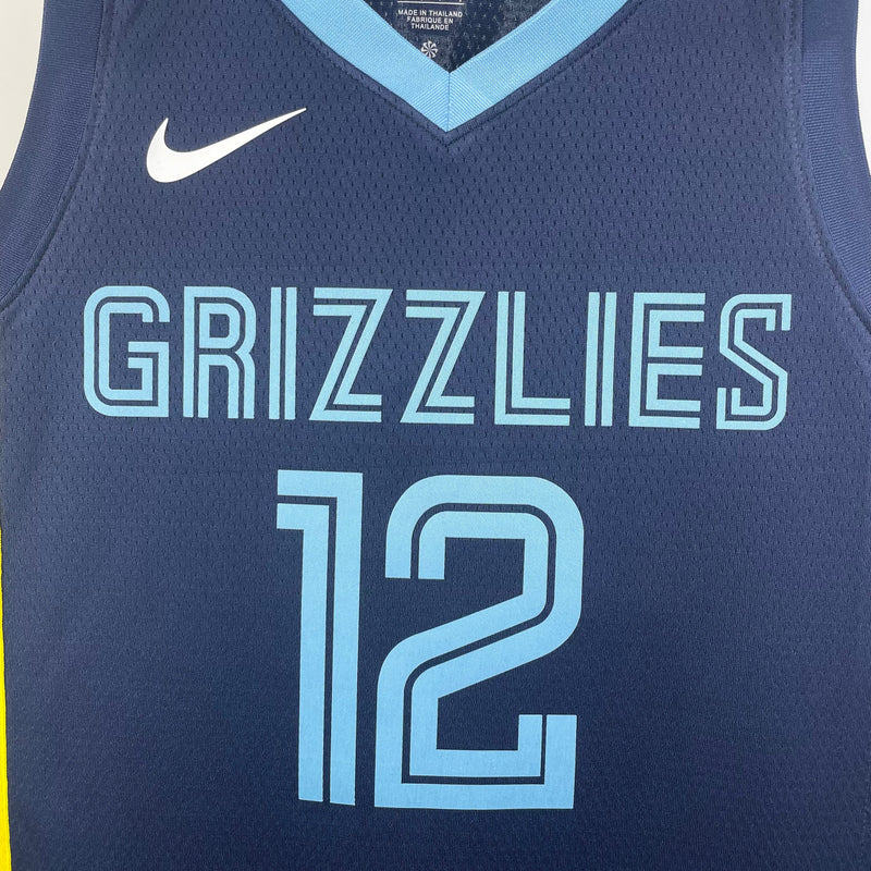 Memphis Grizzlies 23/24 Icon Edition Ja Morant Débardeur Bleu