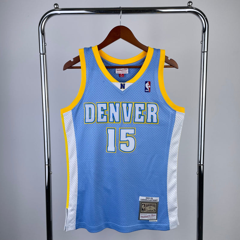 Mitchell &amp; Ness 2003/2004 Carmelo Anthony Denver Nuggets Retro NBA Tank Top