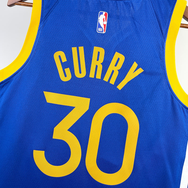 Golden State Warriors 23/24 Icon Edition Stephen Curry Tank Top Blue