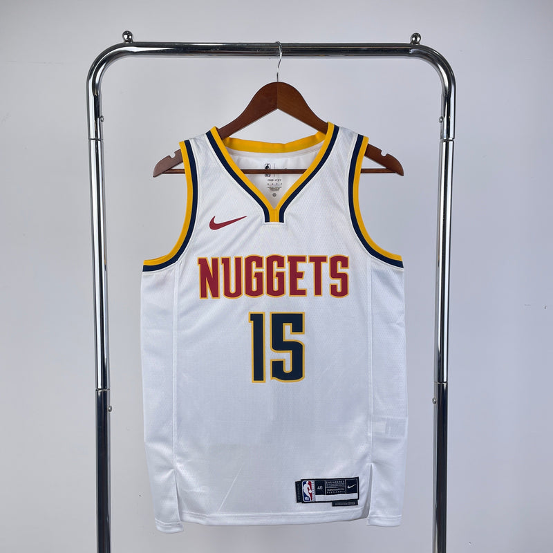 Denver Nuggets 23/24 Association Edition Nikola Jokic White Tank Top