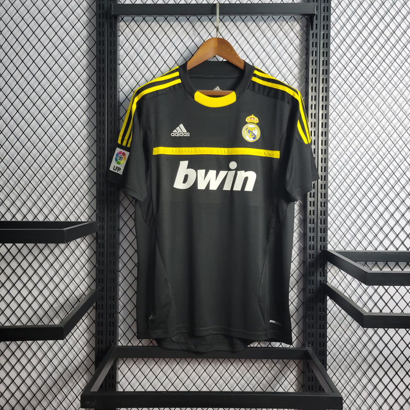 Camisola Real Madrid Goleiro Preta 11/12 - Retrô