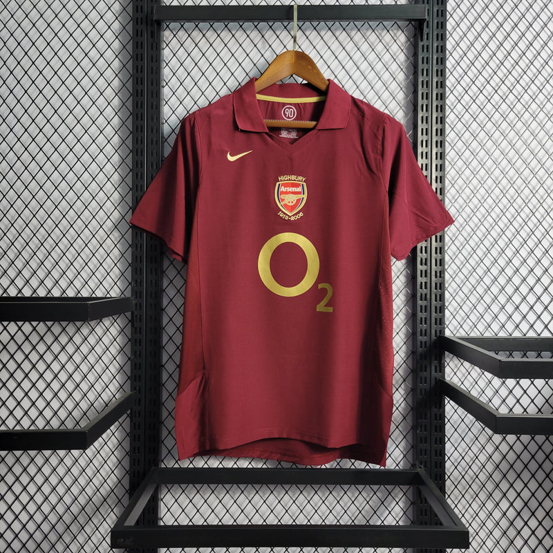 Maillot Arsenal Domicile 05/06 - Rétro