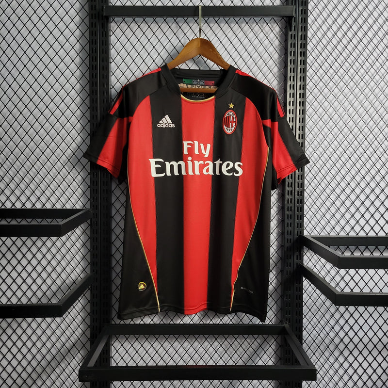 Camisola Milan Home 10/11 - Retrô