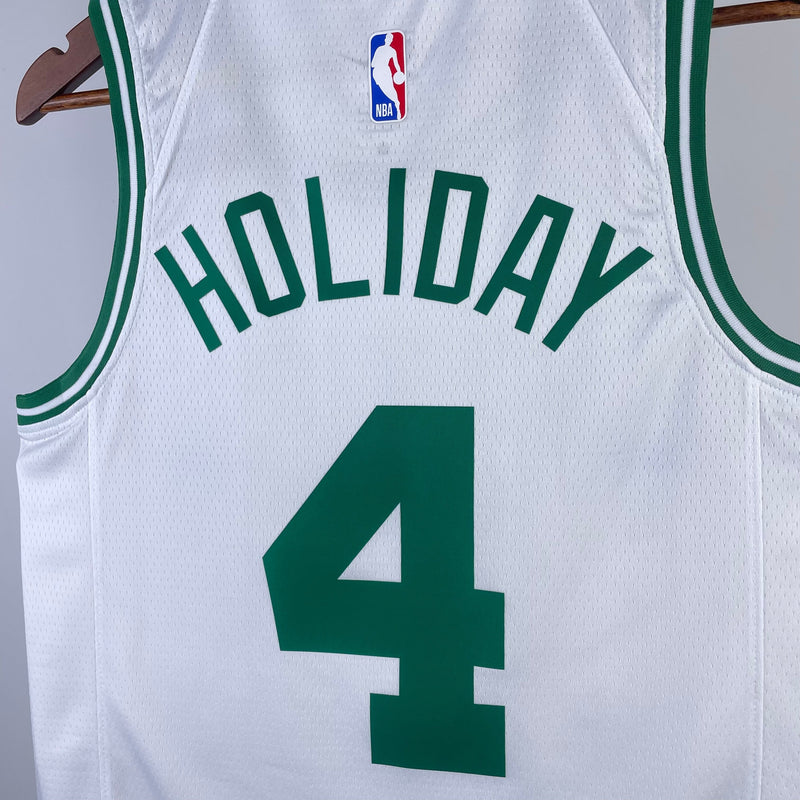 Boston Celtics 23/24 Association Edition Jrue Holiday White Tank Top