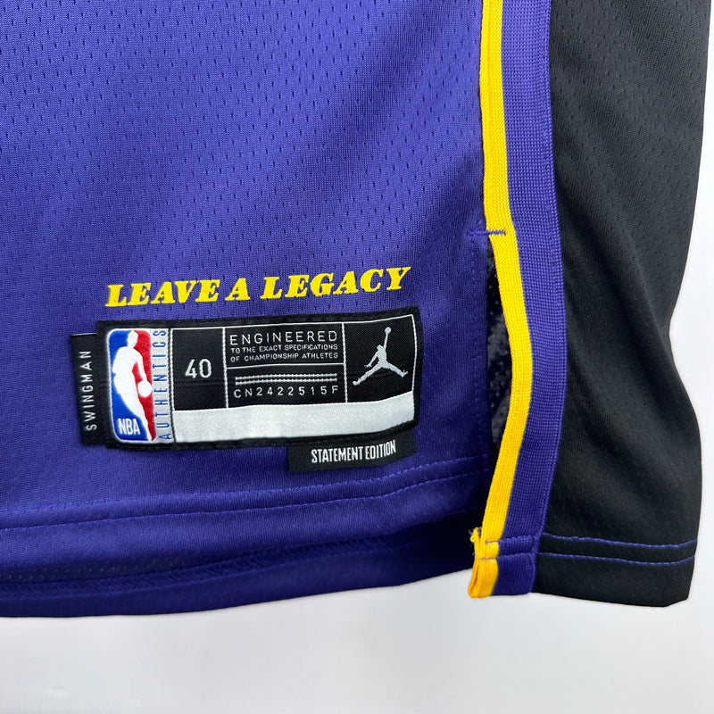 Los Angeles Lakers Statement Edition Bronny James Purple Tank Top 