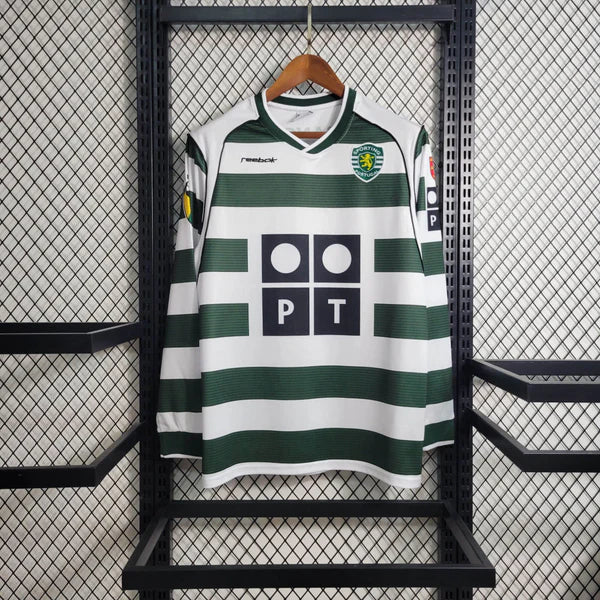 Camisola Retrô Sporting Home 2002/2003