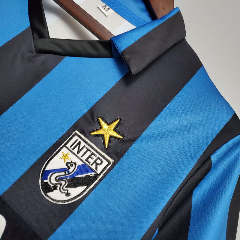 Camisola Inter de Milão Home 88/90 - Retrô