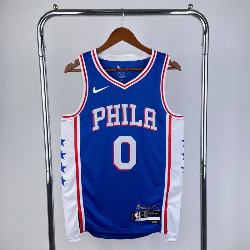 Débardeur Tyrese Maxey des 76ers de Philadelphie 23/24 Icon Edition 