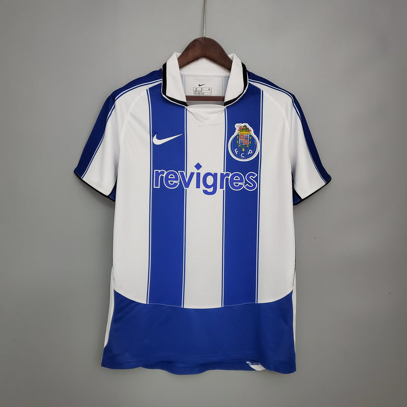 Camisola Porto Home 03/04 - Retrô