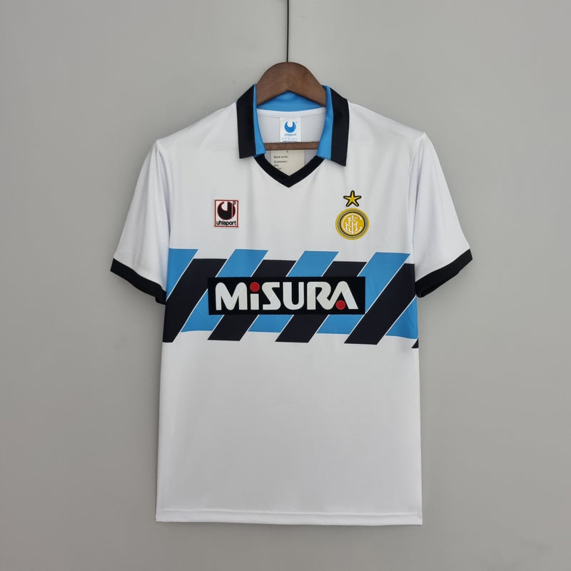 Camisola Inter de Milão Away 90/91 - Retrô