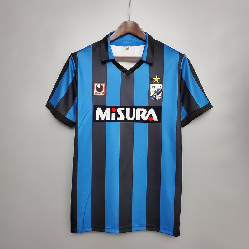 Camisola Inter de Milão Home 88/90 - Retrô