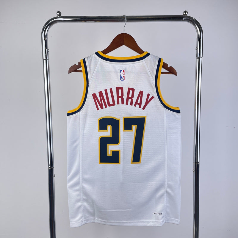 Denver Nuggets 23/24 Association Edition Jamal Murray White Tank Top