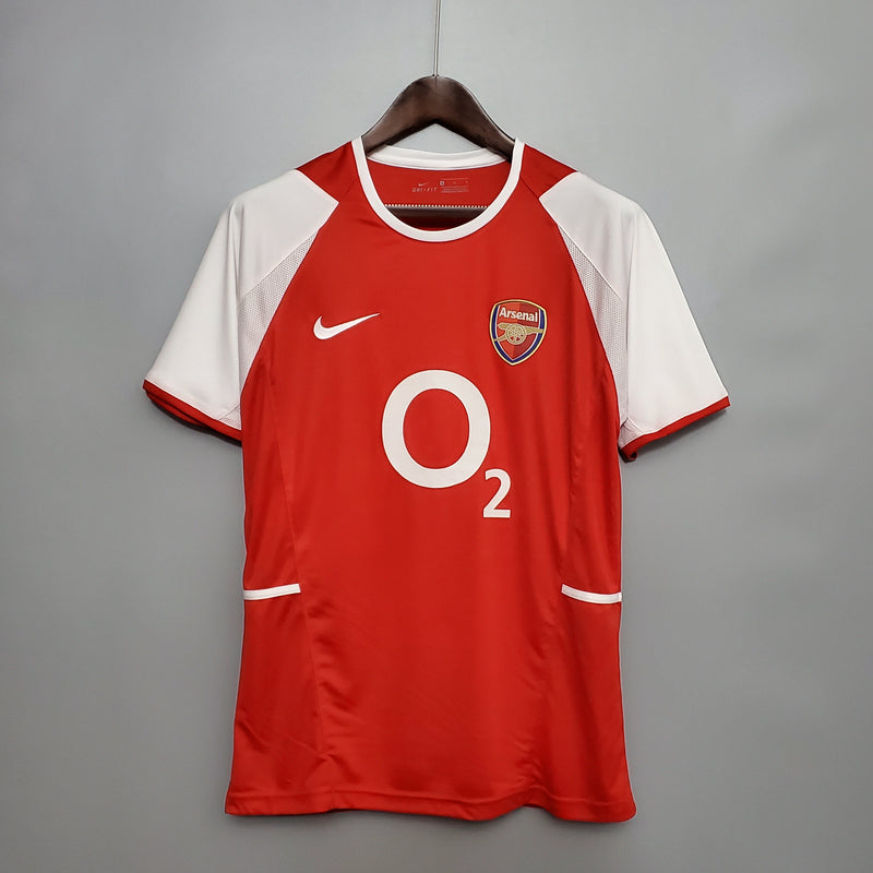 Camisola Arsenal Home 02/04 - Retrô