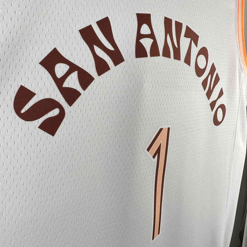 San Antonio Spurs 23/24 City Edition Victor Wembanyama Regatta