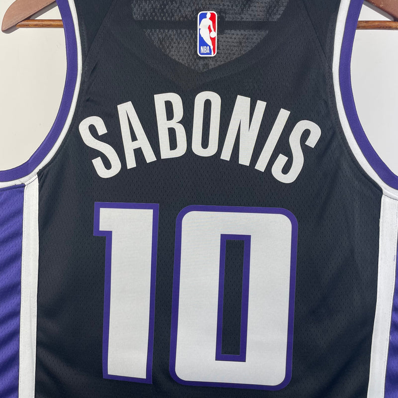 Sacramento Kings 23/24 Icon Edition Domantas Sabonis Tank Top Black